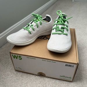 Allbirds Shake Shack limited edition tree runner shoes